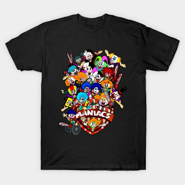 Jacks Maniacs T-Shirt by B4DW0LF